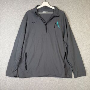 Nike Golf Men's Size XL Grey Performance 1/4 Zip Pullover Jacket Coat